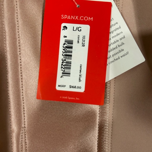 SPANX Undersculpture corset NWT Cameo blush - Picture 6 of 7